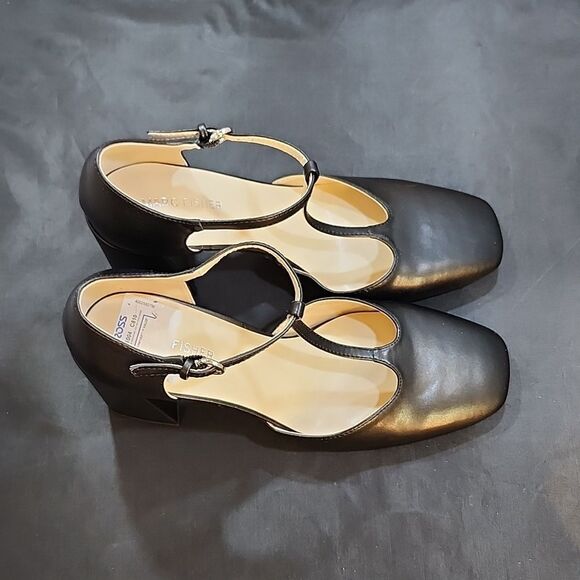 BRAND NEW MARC FISHER MFCYRENE-R T-STRAP BLOCK-HEEL PUMP G1 - Picture 8 of 15